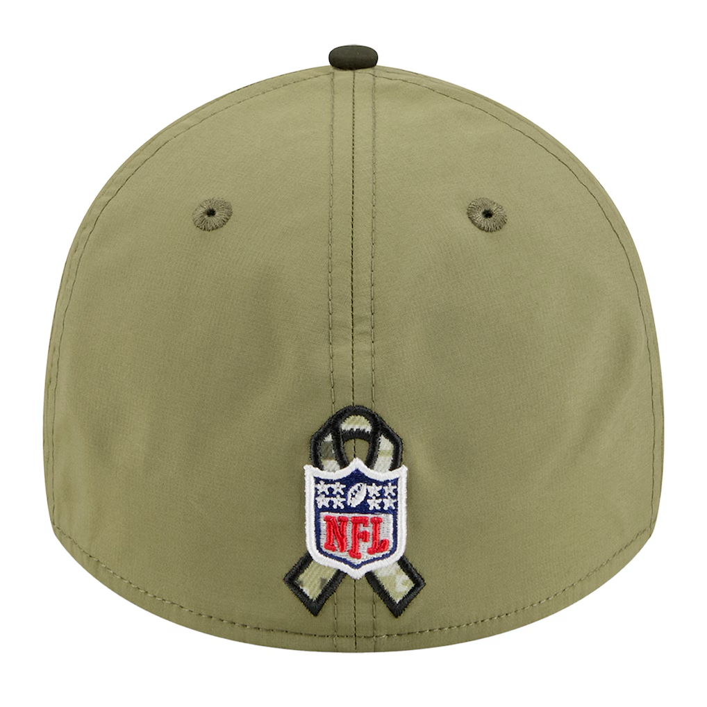 DENVER BRONCOS 2025 NFL SALUTE TO SERVICE 39THIRTY FLEX FIT HAT - GREEN