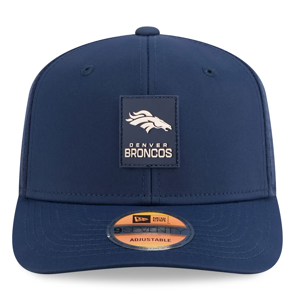 DENVER BRONCOS 2025 NFL SIDELINE 9SEVENTY STRETCH-SNAP ADJUSTABLE HAT - NAVY