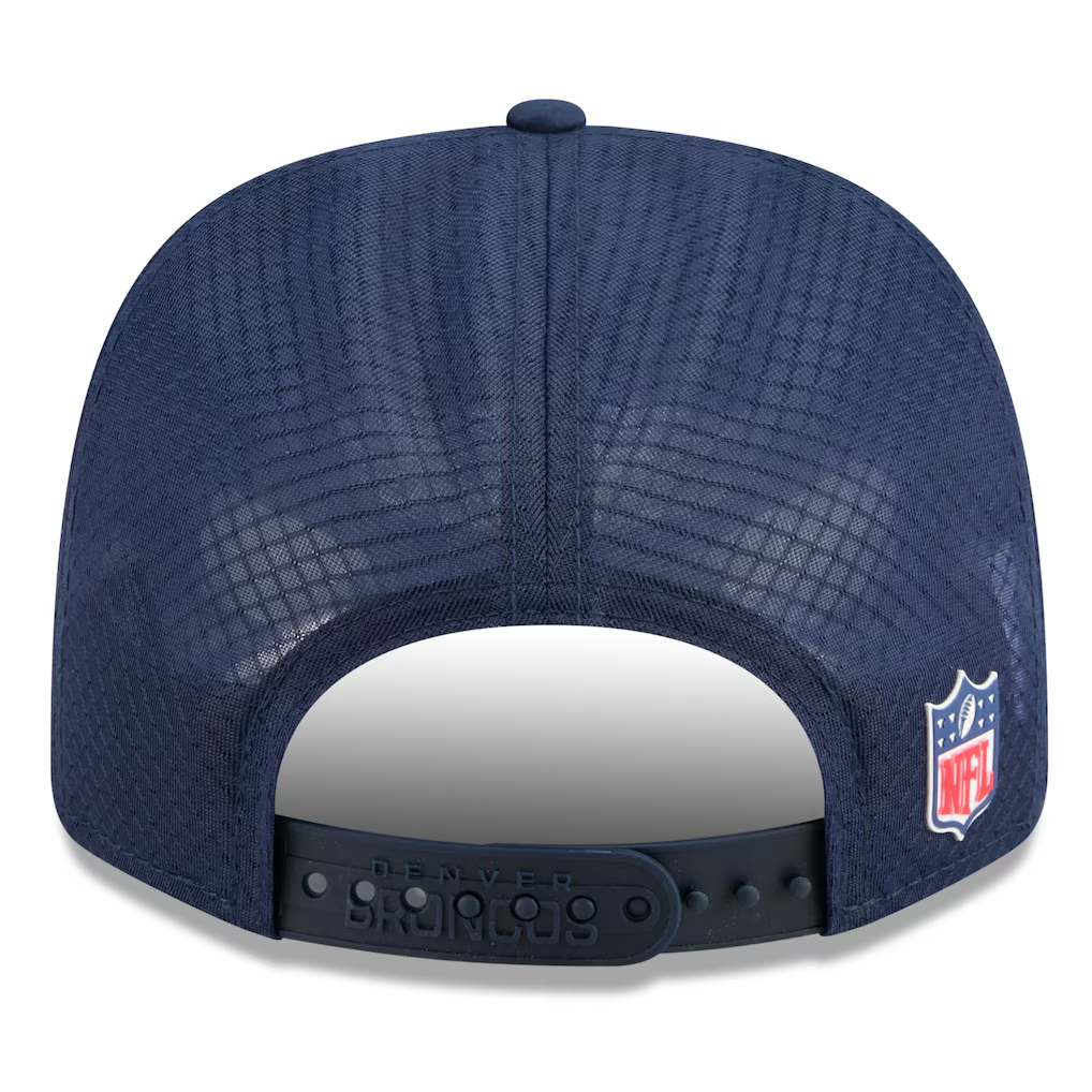 DENVER BRONCOS 2025 NFL SIDELINE 9SEVENTY STRETCH-SNAP ADJUSTABLE HAT - NAVY