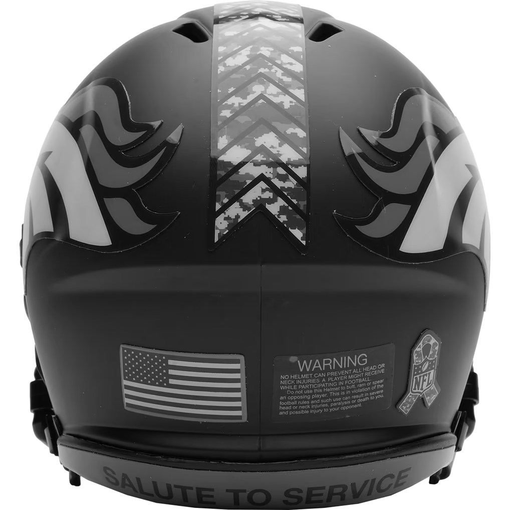 DENVER BRONCOS 2026 NFL SALUTE TO SERVICE RIDDELL SPEED MINI HELMET