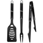 DENVER BRONCOS 3 PIECE MONOCHROMATIC BBQ SET - BLACK