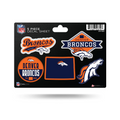 DENVER BRONCOS 5-PIECE STICKER SHEET