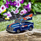 DENVER BRONCOS 9" RALLY TRUCK GARDEN STATUE WITH FLAG