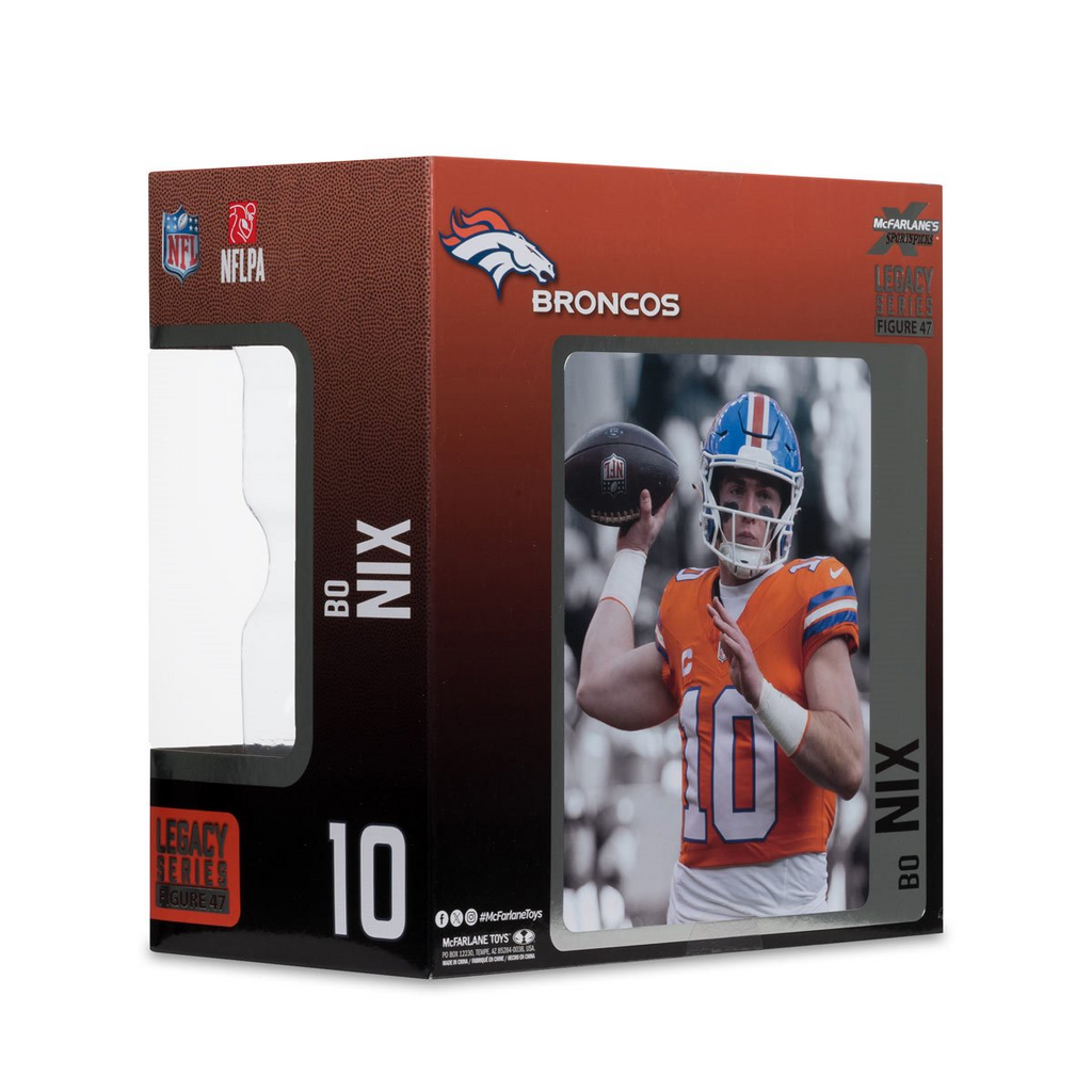 DENVER BRONCOS BO NIX NFL LEGACY 7" MCFARLANE SPORTS PICK FIGURE