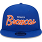 DENVER BRONCOS EVERGREEN SCRIPT 9FIFTY SNAPBACK HAT - RETRO