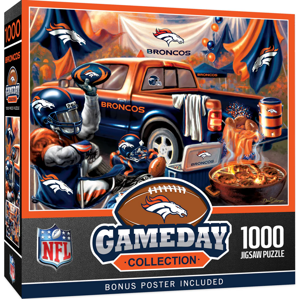 DENVER BRONCOS GAMEDAY 1000 PIECE JIGSAW PUZZLE
