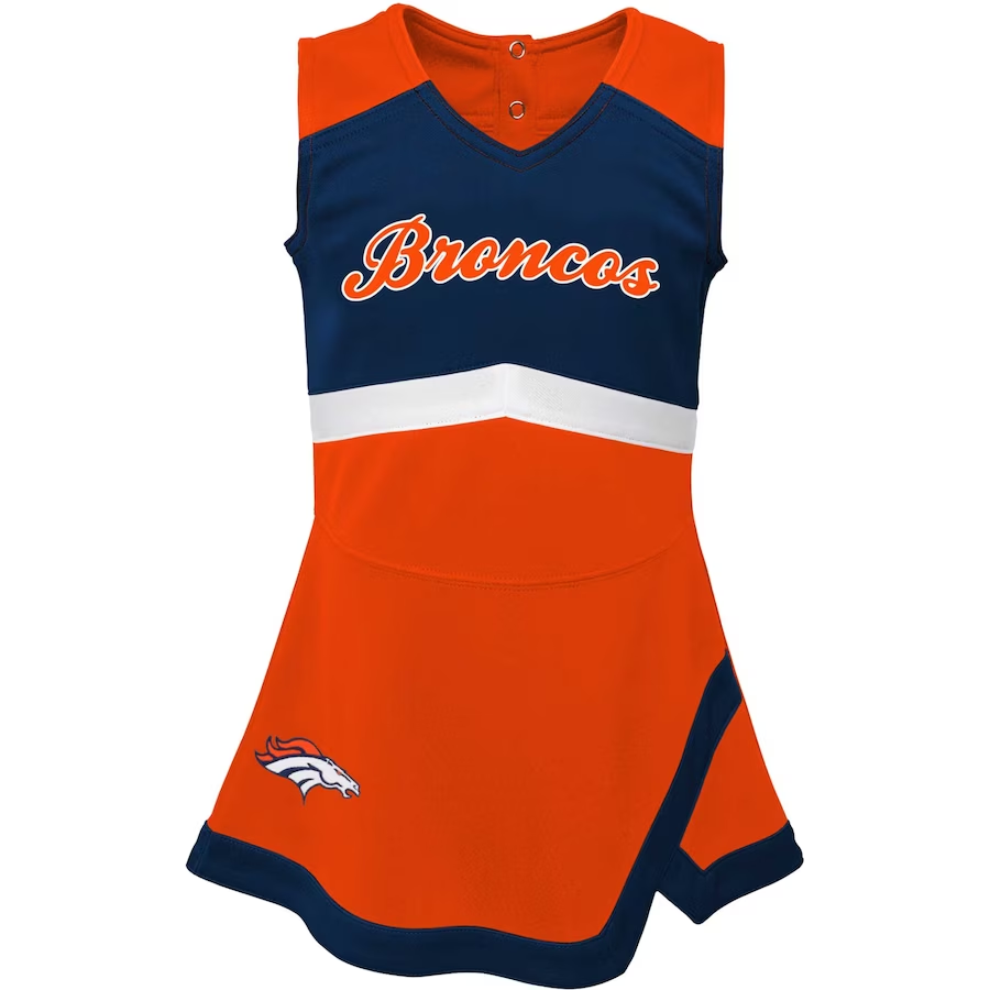 DENVER BRONCOS INFANT CHEER CAPTAIN JUMPER DRESS