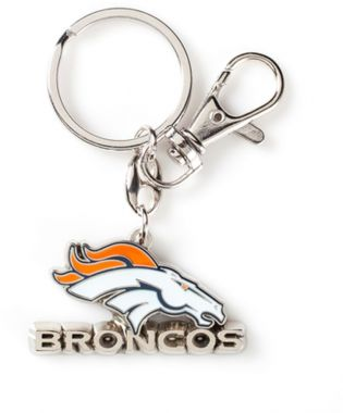 LLAVERO PESADO CON EL LOGOTIPO DE LOS DENVER BRONCOS