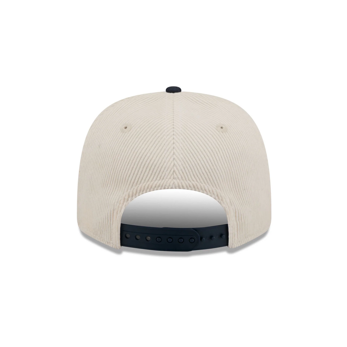 DENVER BRONCOS LOYAL CORDUROY 9SEVENTY STRETCH-SNAP ADJUSTABLE HAT - CHROME WHITE/NAVY