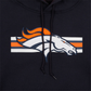 DENVER BRONCOS MEN'S 2023 SIDELINE PULLOVER HOODED SWEATSHIRT - NAVY