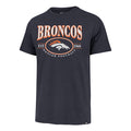 DENVER BRONCOS MEN'S '47 BRAND DELUXIA FRANKLIN T-SHIRT - BLUE