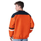 DENVER BRONCOS MEN'S G-III BY CARL BANKS TOP PLAYER PULLOVER JACKET - ORANGE/NAVY