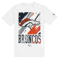 DENVER BRONCOS MEN'S NEW ERA LIFESTYLE T-SHIRT - WHITE