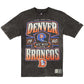 DENVER BRONCOS MEN'S NEW ERA THROWBACK ACID WASH T-SHIRT - BLACK