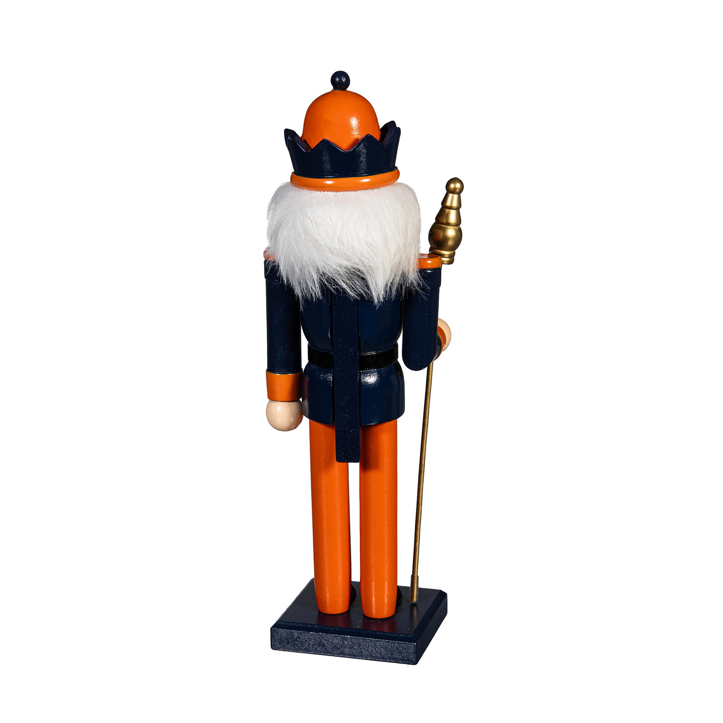 DENVER BRONCOS 12" WOODEN NUTCRACKER STATUE