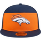 DENVER BRONCOS OUTDOOR SPLIT PANEL TRUCKER 9FIFTY SNAPBACK HAT