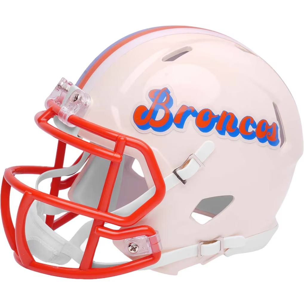 DENVER BRONCOS RETRO COLLECTION RIDDELL SPEED MINI HELMET