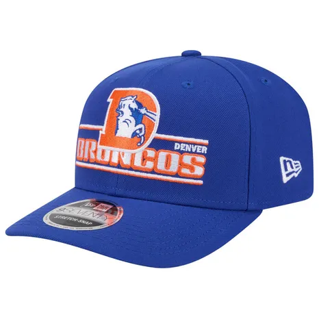 DENVER BRONCOS RETRO STATED 9SEVENTY STRETCH-SNAP ADJUSTABLE HAT - BLUE