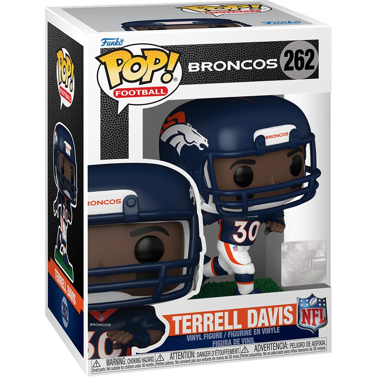 DENVER BRONCOS TERRELL DAVIS FUNKO POP! VINYL FIGURE #262