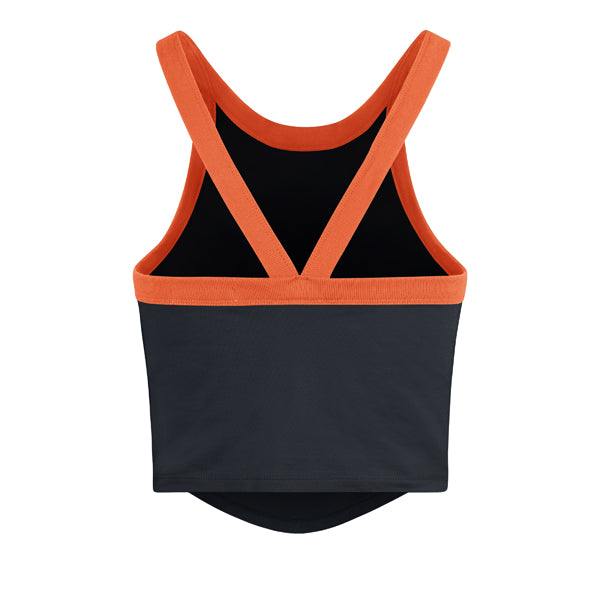 DENVER BRONCOS WOMEN'S '47 BRAND SHIMMER SHADOW TANK TOP - NAVY/ORANGE