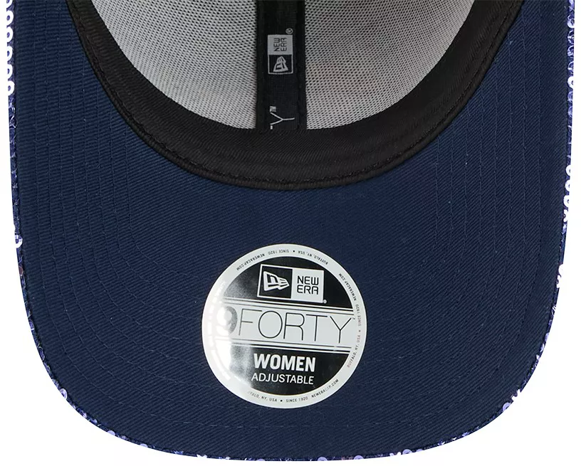 DENVER BRONCOS WOMEN'S SEQUIN 9FORTY ADJUSTABLE HAT - BLUE