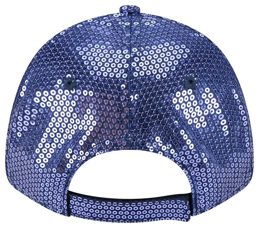 DENVER BRONCOS WOMEN'S SEQUIN 9FORTY ADJUSTABLE HAT - BLUE
