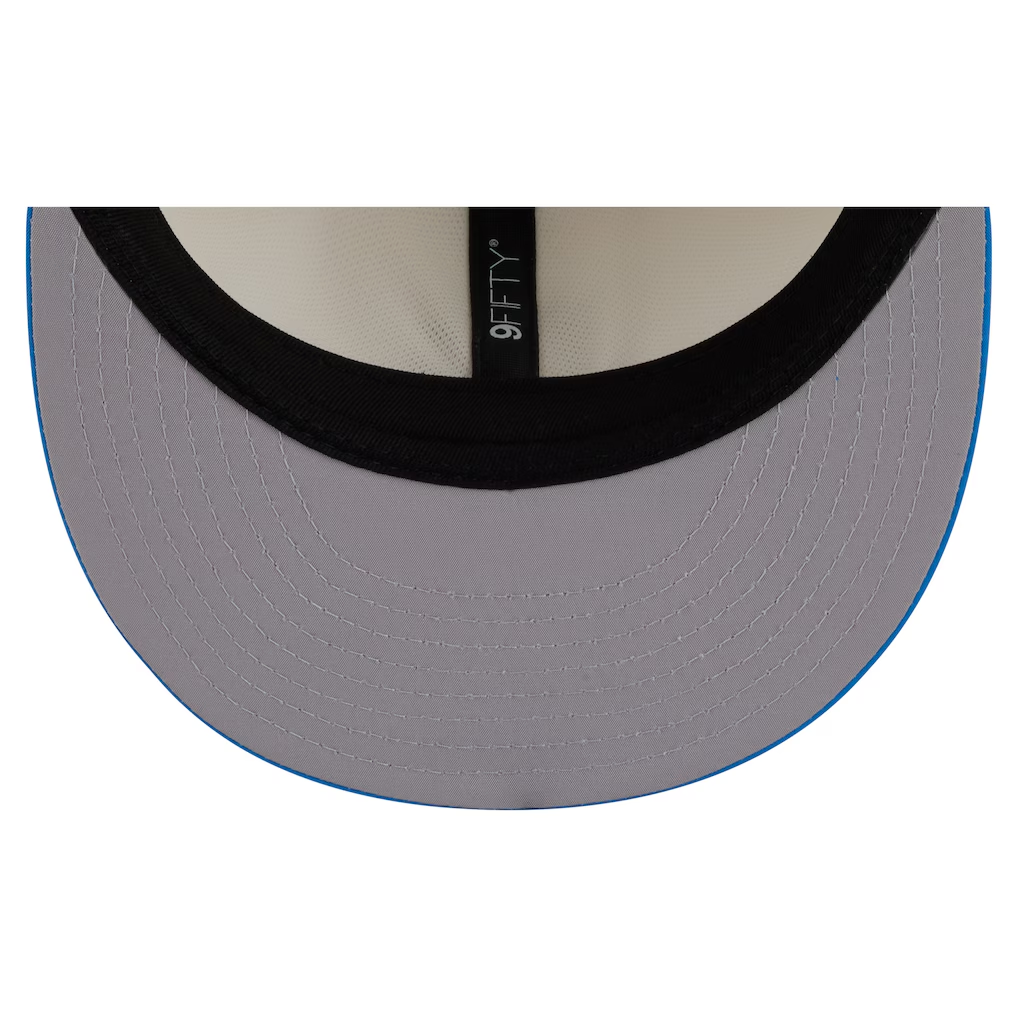 DETRIOT LIONS 2026 NFL TRAINING CAMP 9FIFTY SNAPBACK HAT - CHROME WHITE/BLUE