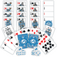 DETROIT LIONS 2-PACK CARD AND DICE SET