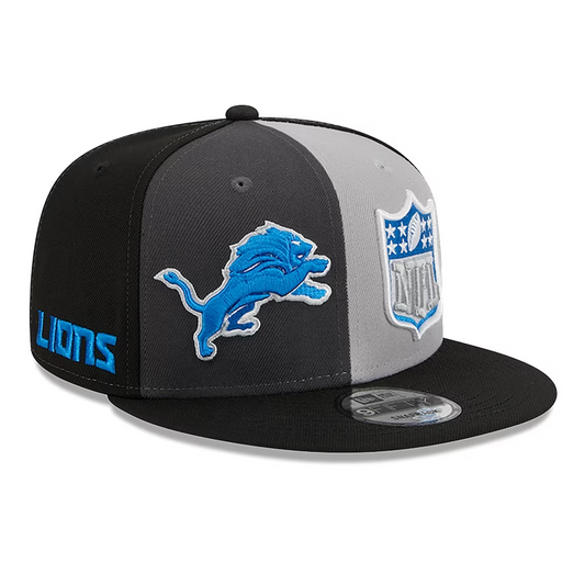 DETROIT LIONS 2023 SIDELINE 9FIFTY SNAPBACK - SOMBRA