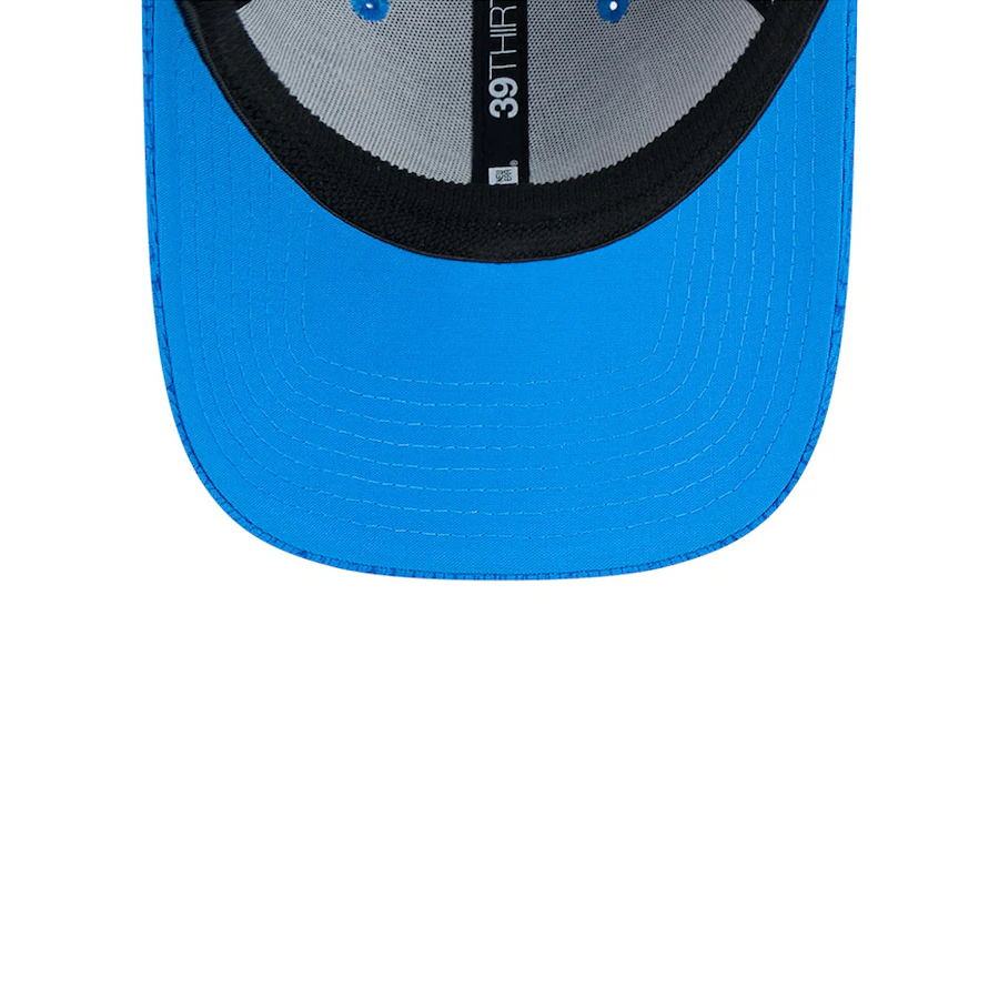 DETROIT LIONS 2024 NFL SIDELINE 39THIRTY FLEX FIT HAT - BLUE