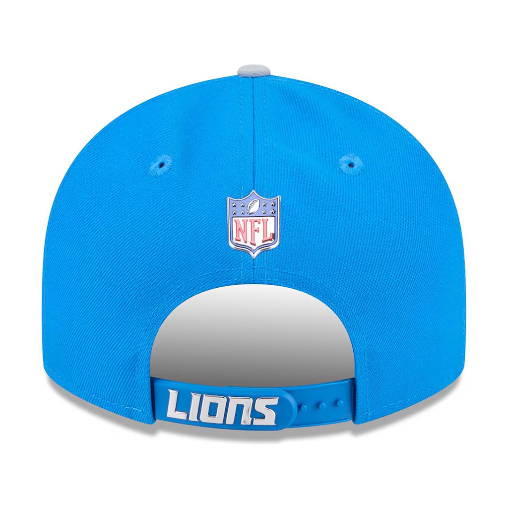 DETROIT LIONS 2026 NFL DRAFT 9FIFTY SNAPBACK HAT - BLUE/GRAY