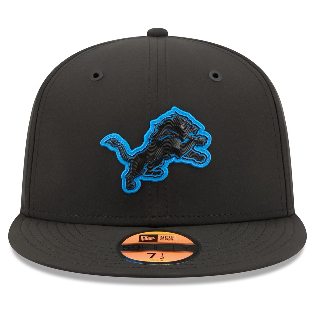 DETROIT LIONS 2026 NFL SIDELINE 59FIFTY FITTED HAT - BLACK