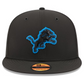 DETROIT LIONS 2026 NFL SIDELINE 9FIFTY SNAPBACK HAT - BLACK