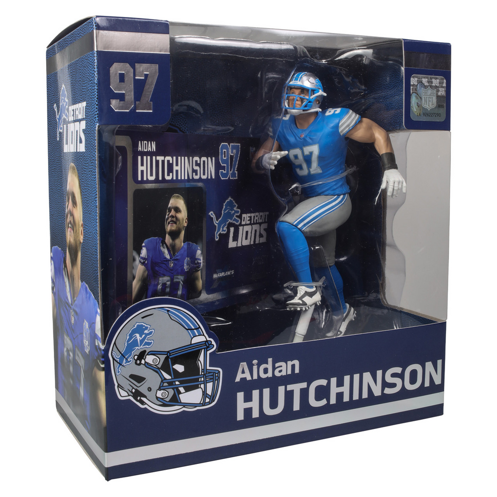 DETROIT LIONS AIDAN HUTCHINSON NFL LEGACY 7" MCFARLANE SPORTS PICK FIGURE