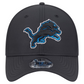 DETROIT LIONS BLACK NIGHT 39THIRTY FLEX FIT HAT - BLACK