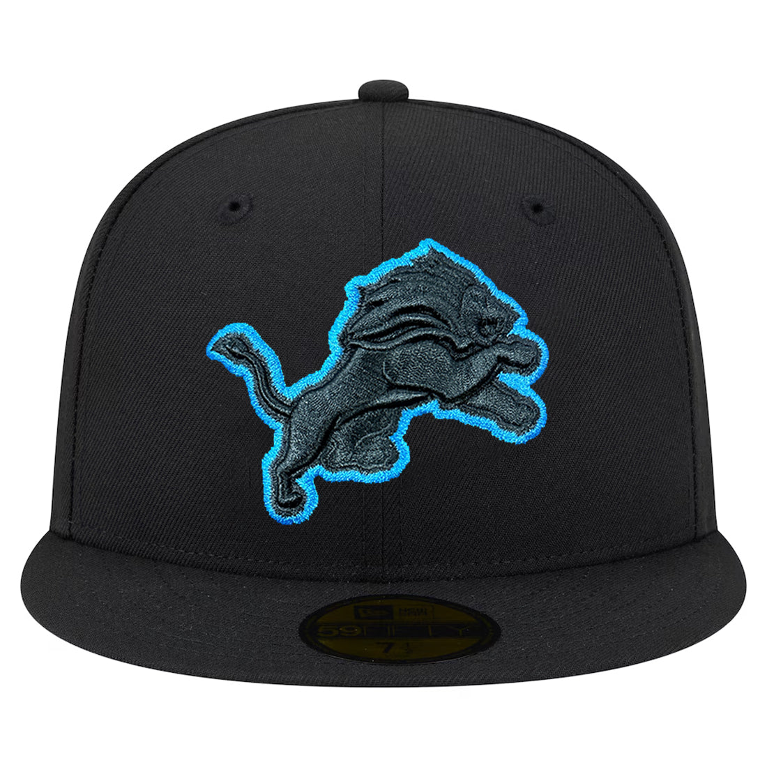 DETROIT LIONS COLOR POP 59FIFTY FITTED HAT - BLACK