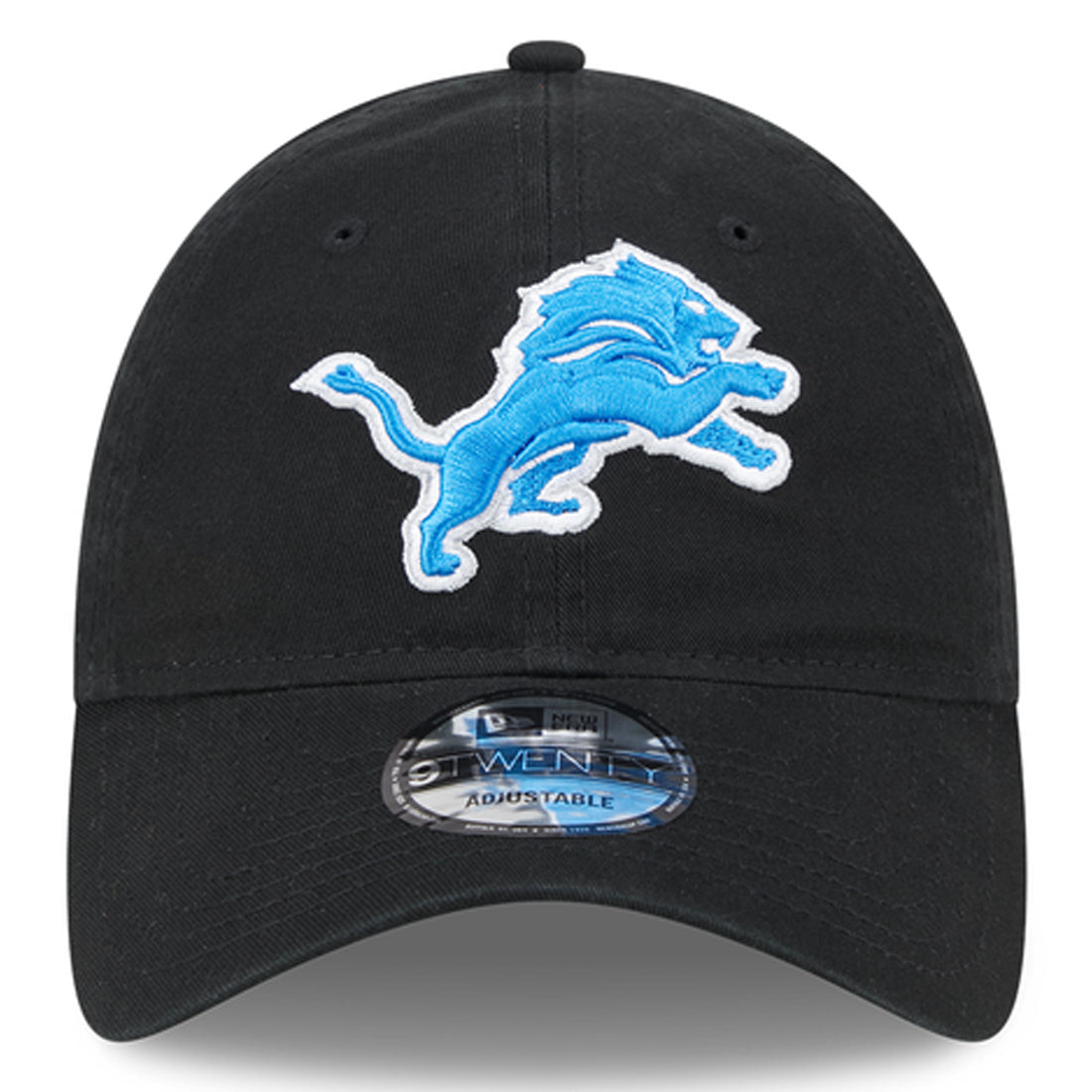 DETROIT LIONS EVERGREEN BASIC 9TWENTY ADJUSTABLE HAT - BLACK