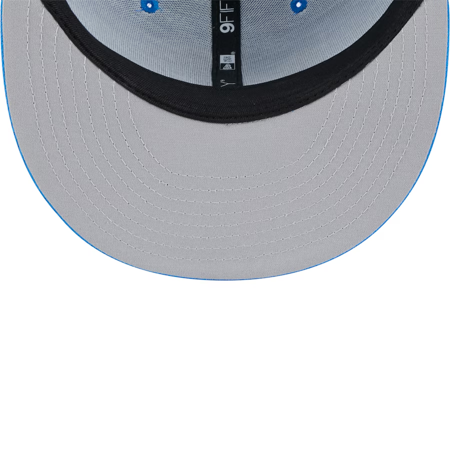 DETROIT LIONS EVERGREEN TRUCKER 9FIFTY SNAPBACK - BLUE