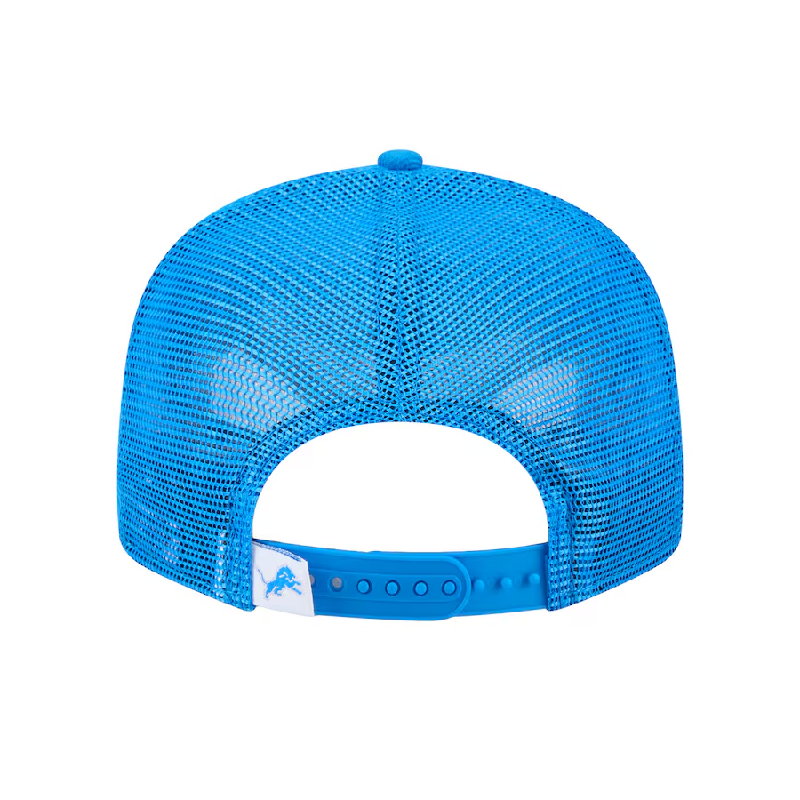 DETROIT LIONS EVERGREEN TRUCKER 9FIFTY SNAPBACK - BLUE