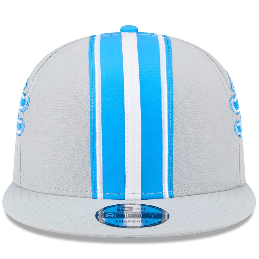 DETROIT LIONS HELMET PACK 9FIFTY SNAPBACK HAT - GRAY
