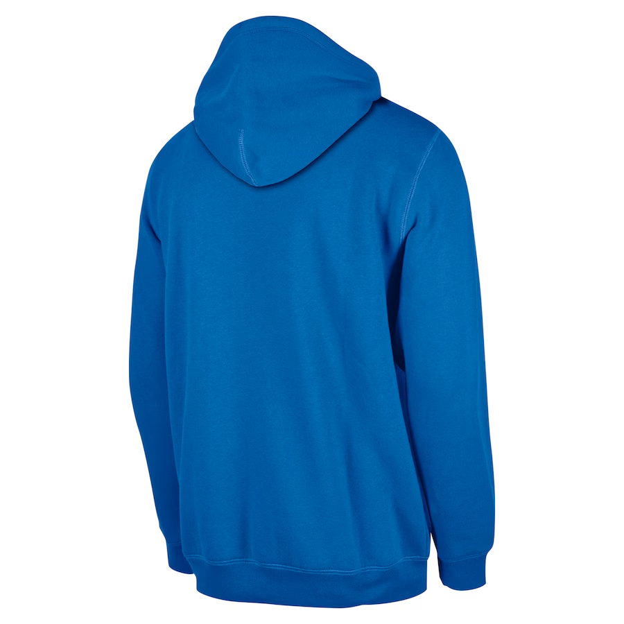 DETROIT LIONS MEN'S 2024 NFL SIDELINE 3RD DOWN PLAID PULLOVER HOODED SWEATSHIRT