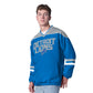 DETROIT LIONS MEN'S G-III BY CARL BANKS TOP PLAYER PULLOVER JACKET - BLUE/GRAY