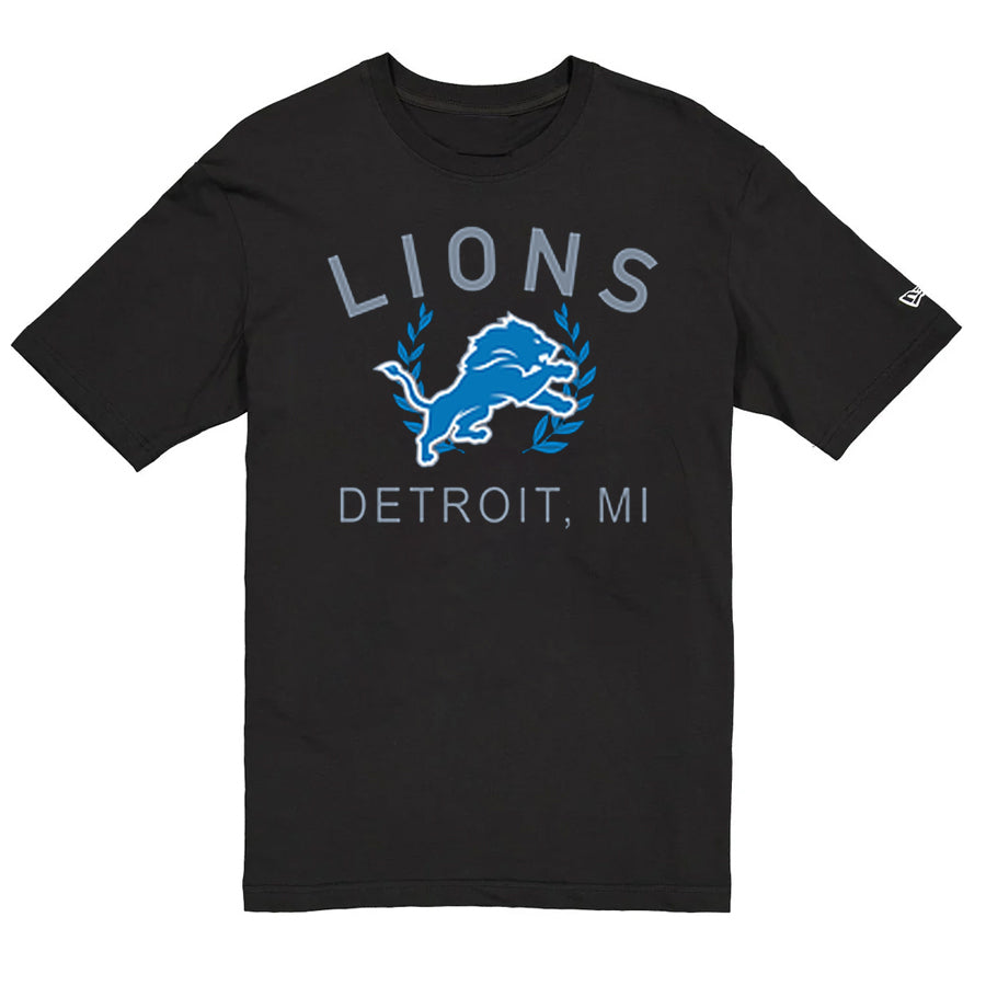 DETROIT LIONS MEN'S NEW ERA 2025 NFL DRAFT T-SHIRT - BLACK