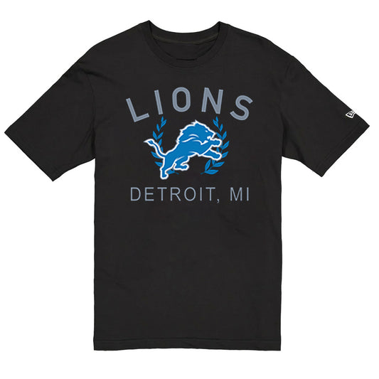 DETROIT LIONS MEN'S NEW ERA 2025 NFL DRAFT T-SHIRT - BLACK