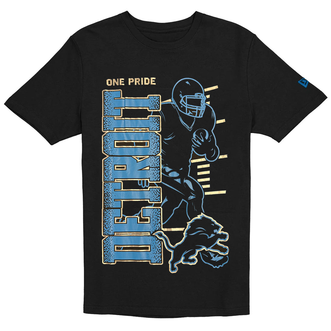 DETROIT LIONS MEN'S NEW ERA 2026 NFL TRAINING CAMP T-SHIRT - BLACK