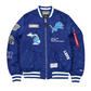 DETROIT LIONS MEN'S NEWERA X ALPHA INDUSTRIES MA-1 BOMBER JACKET - BLUE