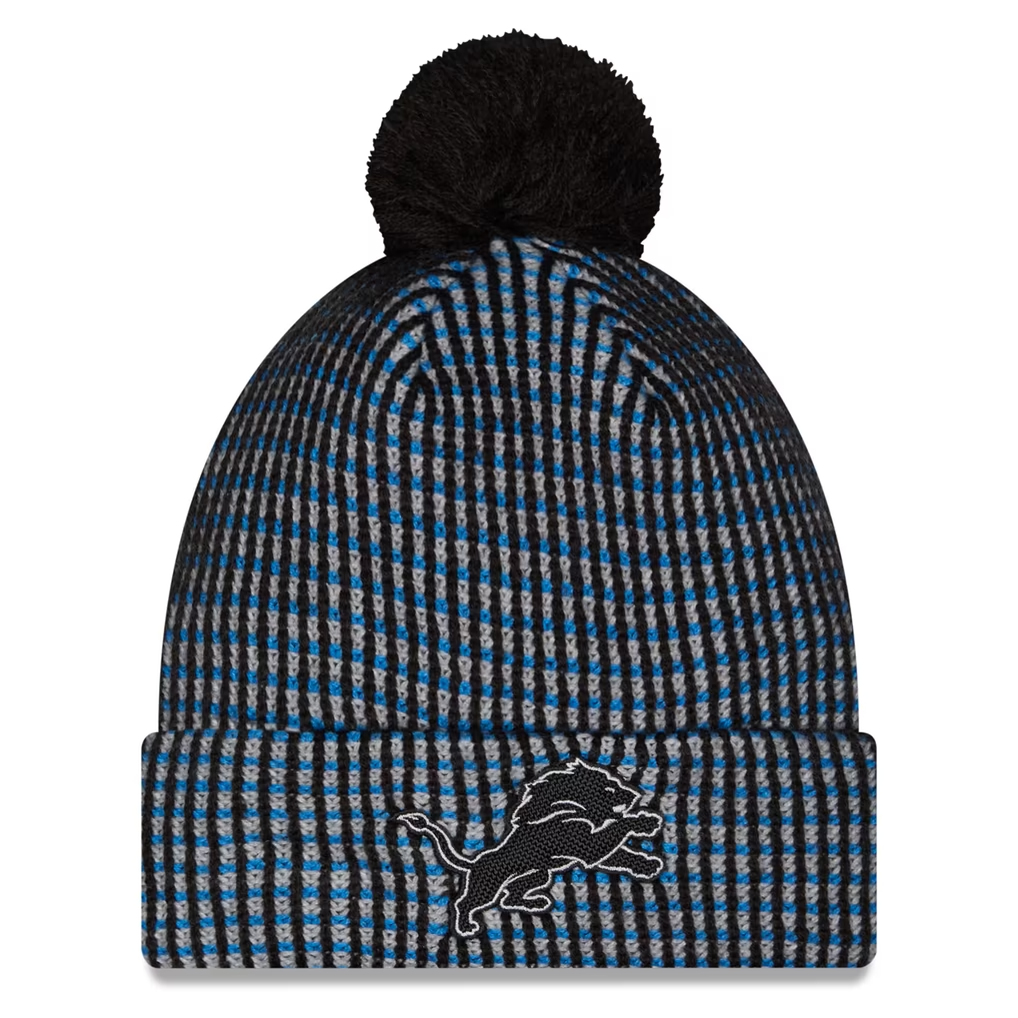 DETROIT LIONS NEW ERA 2026 RIVALRY SIDELINE COLLECTION CUFFED KNIT - BLUE