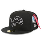 DETROIT LIONS NEW ERA X ALPHA INDUSTRIES 59FIFTY FITTED HAT - BLACK