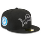 DETROIT LIONS NEW ERA X ALPHA INDUSTRIES 59FIFTY FITTED HAT - BLACK
