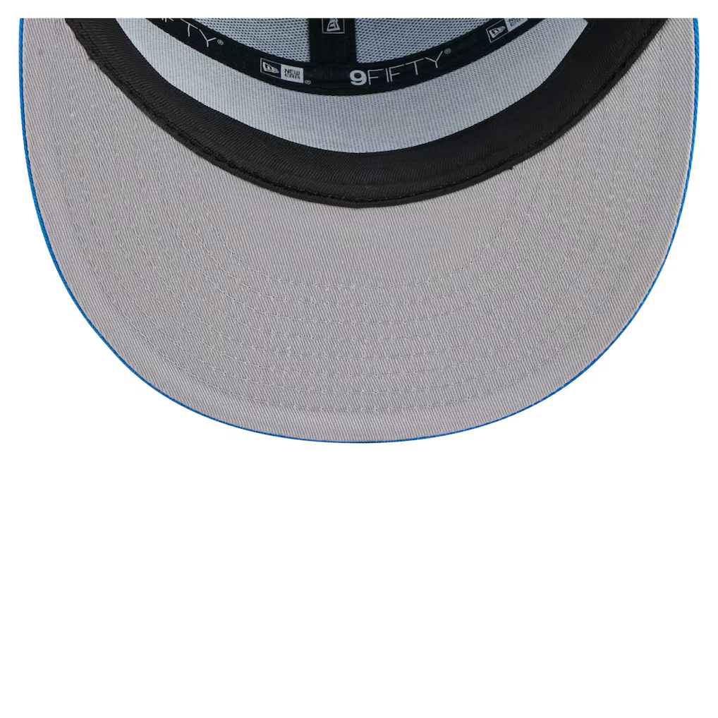 DETROIT LIONS OUTDOOR SPLIT PANEL TRUCKER 9FIFTY SNAPBACK HAT